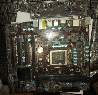 Asrock B75m SOCKET 1155 Motherboard + Backplate64190649889153110