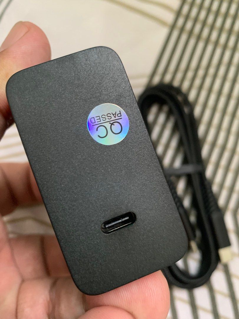 Asus ROG Phone Fast Charging 65W Power Adapter with Cable (Category: Chargers & Cables) located in San Juan City. Submitted by ph_gadgets_hub (Listing ID 1398782195, Image 3). Description: • Asus ROG 65W Type-C PD Charger • For ROG Phone, ROG Ally, etc • Fast Charging • Asus Rog Charger • with 7 days replacement warranty • Brand new ₱2,300 📌 65W Type C Adapter 📌 Type C to C Cable 🚖Same Day Delivery within Metro Manila via lalamove rider 🏍️🏍️