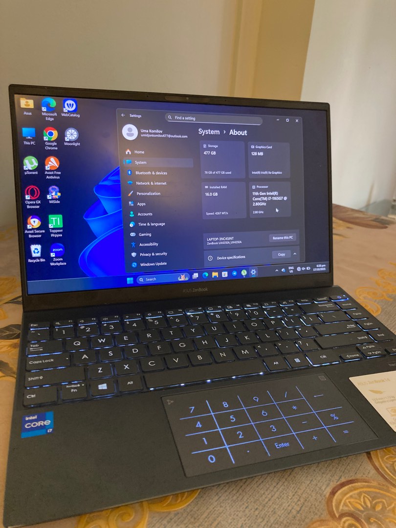 ASUS ZENBOOK, Computers & Tech, Laptops & Notebooks on Carousell