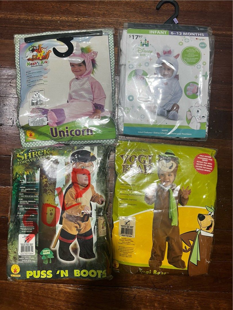 Baby Costumes (6-12mos) (Category: Babies & Kids Fashion) located in Manila. Submitted by jacjad (Listing ID 1398101921, Image 1). Description: All bought in the US. P1200 each.