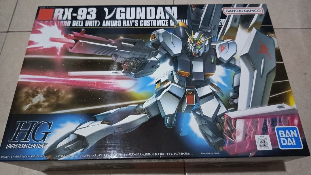 Bandai HG RX-93 v Gundam Model Kit, Hobbies & Toys, Toys & Games on ...