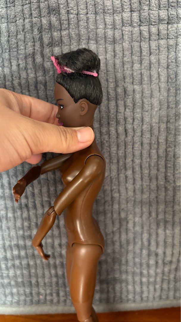 Barbie black articulated doll (Category: Kids Toys) located in Echague. Submitted by tentenheartph (Listing ID 1398862882, Image 3). Description: Preloved from US WYSIWYG still tight joints no shoes no shoes please manage your expectations buy at your own risk .