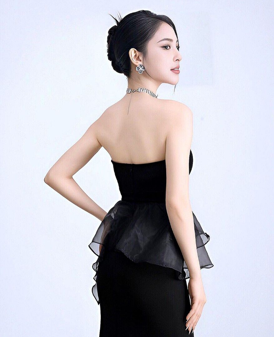 BLACK DRESS/DRESS PARTY/DRESS MEWAH/DRESS/DRESS HITAM/DRESS PESTA/DRESS  BODYCON/MIDIDRESS/GAUN/GOWN/DRESS BKK/DRESS BANGKOK/PARTY DRESS/SEXY