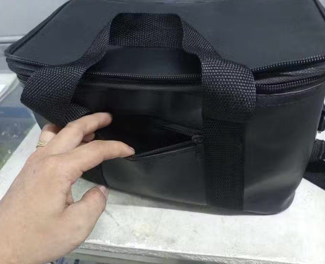 Black Insulated Cooler Bag with Shoulder Strap (Category: Medical Supplies & Tools) located in Quezon City. Submitted by amj.bucket (Listing ID 1398754322, Image 3). Description: OB BAG / Square Type (Gordon) With Straps.