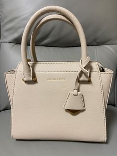 Charles & Keith Beige Handbag64189323735043110