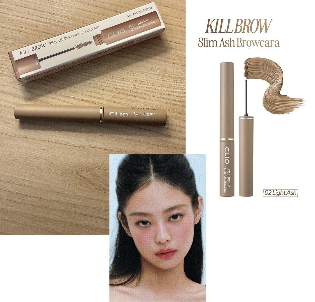 CLIO Kill Brow Slim Ash Browcara - 02 Light Ash (Category: Makeup) located in Quezon City. Submitted by maychamatcha (Listing ID 1398756455, Image 1). Description: Still new, just purchased recently Used once lang to test but too light on me pala 🥲 Bought from Clubclio.official sa 🍊 app Really love the slim wand and the overall luxury feel of the packaging Rfs: will save up for a darker shade. I have thin light eyebrows and thought this would b