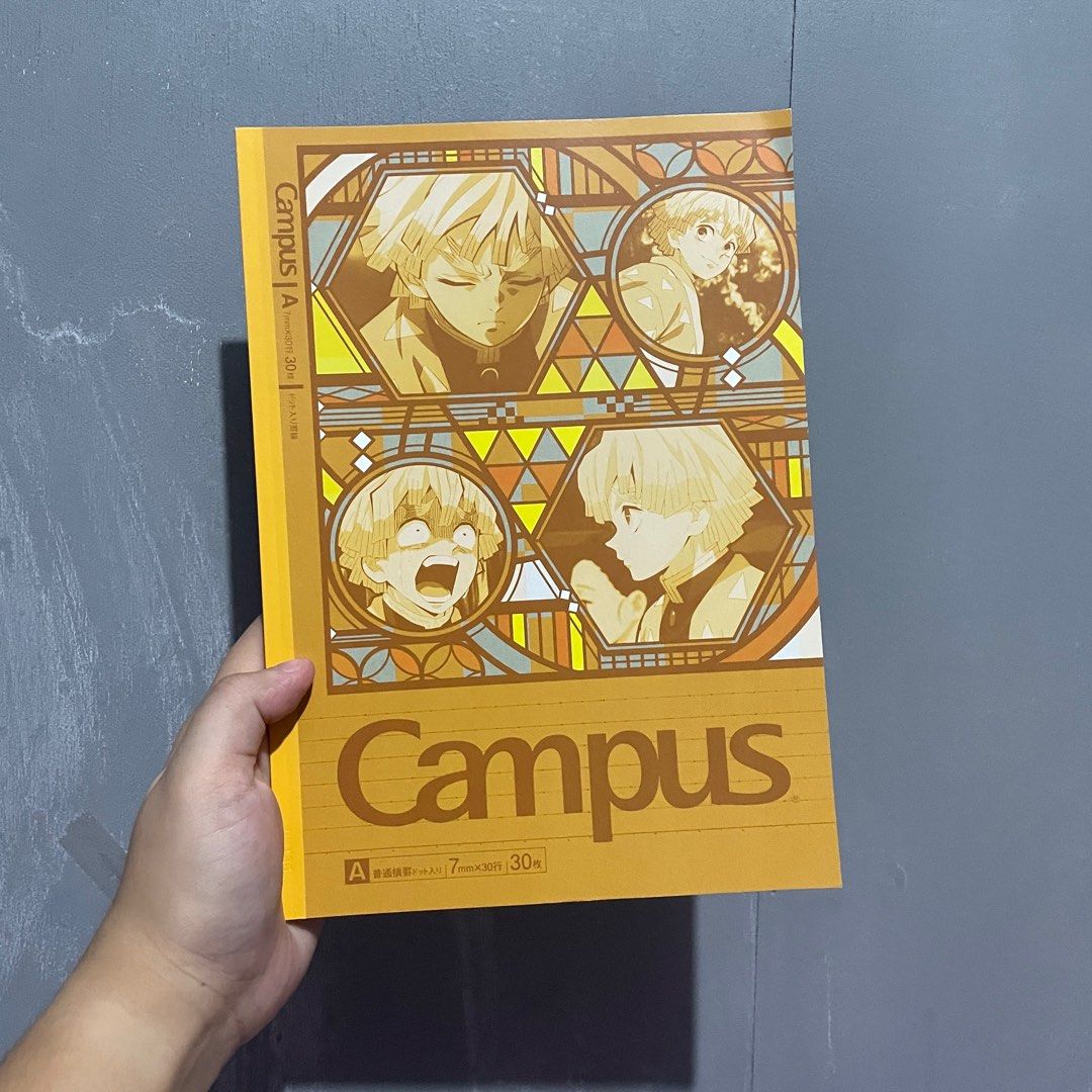 Demon Slayer Kokuyo Campus Notebook (Category: Stationery & School Supplies) located in Valenzuela. Submitted by meadeuw (Listing ID 1398818179, Image 3). Description: Demon Slayer Kokuyo Campus Notebook - B5 size - brand new, from Japan 🇯🇵 - mode of payment: GCash, Maya - mode of delivery: ggx, j&t, sdd (lalamove, grab).