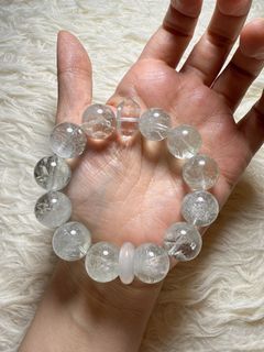 稀有品招財綠阿塞diy水晶手串      16mm64193536356098110