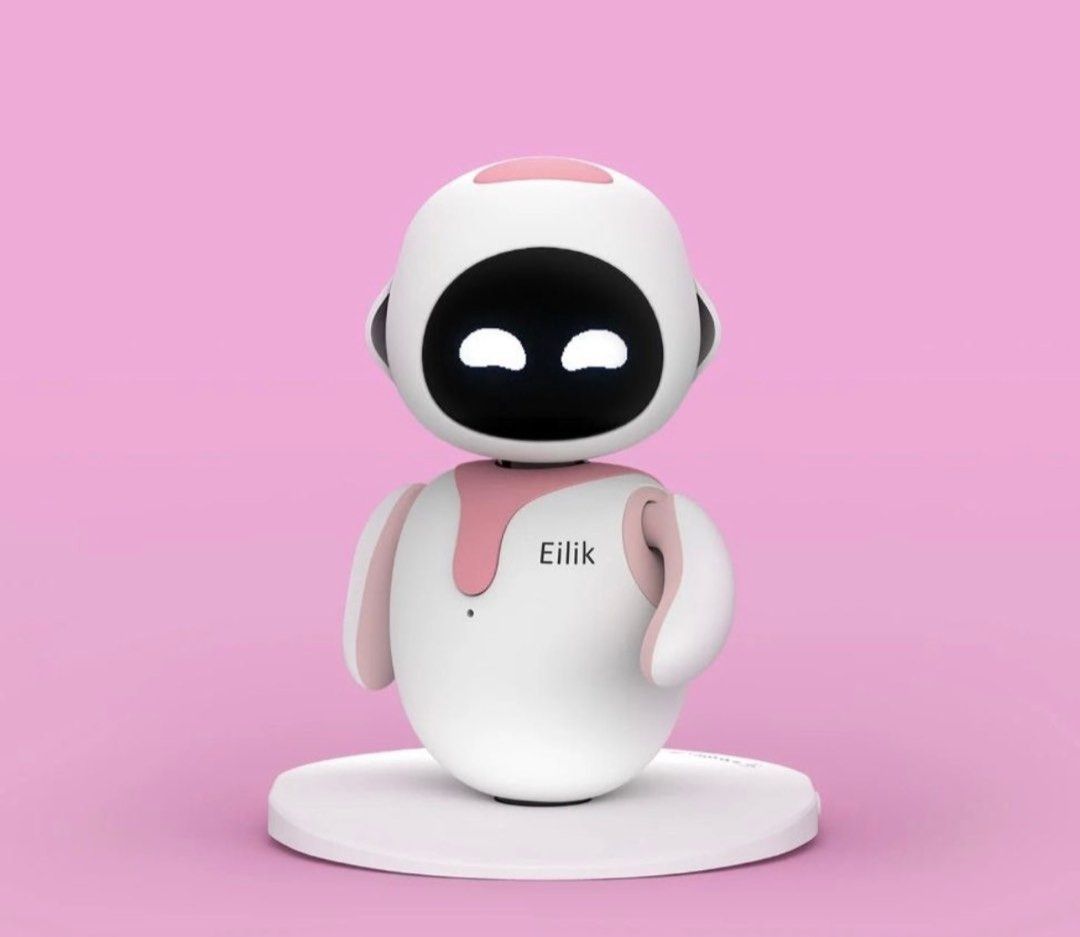 Eilik Robot (Category: Interactive Toys) located in Singapore. Submitted by nelly (Listing ID 1398762913, Image 1). Description: Pink - Brand new in box. $250 Blue - Lightly used, in good condition. $175 Eilik is a new kind of robot with emotional intelligence that brings up a higher level of social interactions between humans and robots.