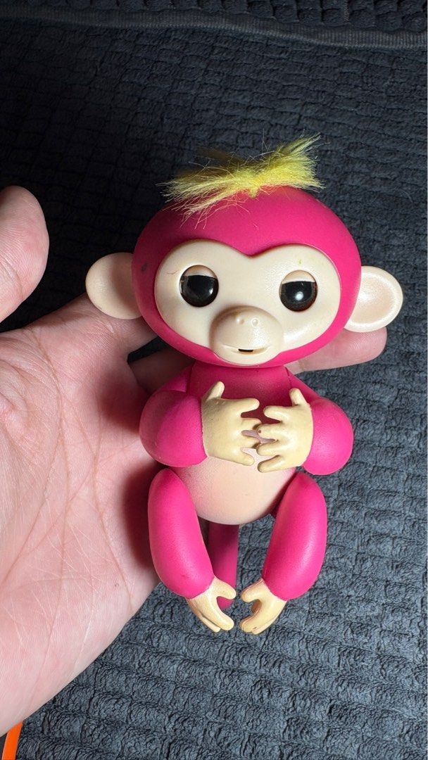Fingerling pink monkey toy (Category: Interactive Toys) located in Echague. Submitted by tentenheartph (Listing ID 1398863146, Image 1). Description: Preloved from CANADA some paint chips working no crack clean battery slot with bstt cover please manage your expectations buy at your own risk .