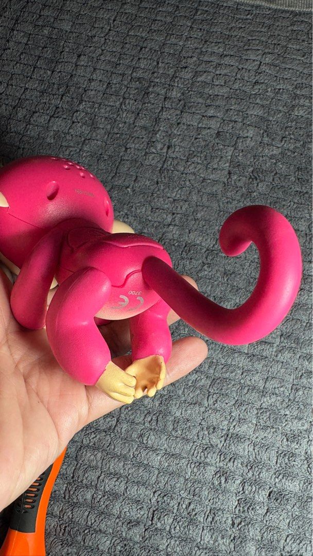 Fingerling pink monkey toy (Category: Interactive Toys) located in Echague. Submitted by tentenheartph (Listing ID 1398863146, Image 3). Description: Preloved from CANADA some paint chips working no crack clean battery slot with bstt cover please manage your expectations buy at your own risk .