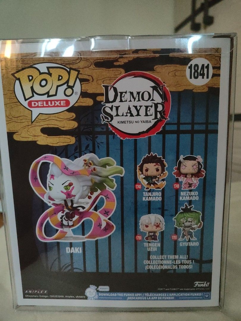 Funko Pop! Deluxe Demon Slayer Daki (Category: Designer & Blind Box Toys) located in Bulacan. Submitted by prof.feathers (Listing ID 1398787597, Image 2). Description: Funko Pop! Deluxe Daki Demon Slayer *Brand new (got it last 10/16) **Box 9.5/10 ***Free Pop proctector Php1580 *RFS - duplicate order *Meetup by Sched - SM Pampangga *Can do shipping but at buyers expense LBC only *MOP - BDO, Gcash, Maribank Tags: Funko, FunkoPop, Funko Pop, Demon 