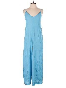 H&M Blue Linen Romper / Jumpsuit (Category: Jumpsuits) located in Cavite. Submitted by bg0407 (Listing ID 1398855290, Image 2). Description: - H&M Jumpsuit - Size: XL but fits most sizes. Can be for a flowy, relaxed fit for smaller frames - Color: Light Blue - Features: v neckline, spaghetti straps, open tied back design - Wide leg - Fabric: Textured linen blend Helping tags Abercrombie, Anthropologie, Aritzia, ASOS, Banana Republic, Bec + Bridge