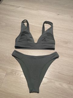 H&M Olive Green Bikini Set 比堅尼 泳衣64188766479105110