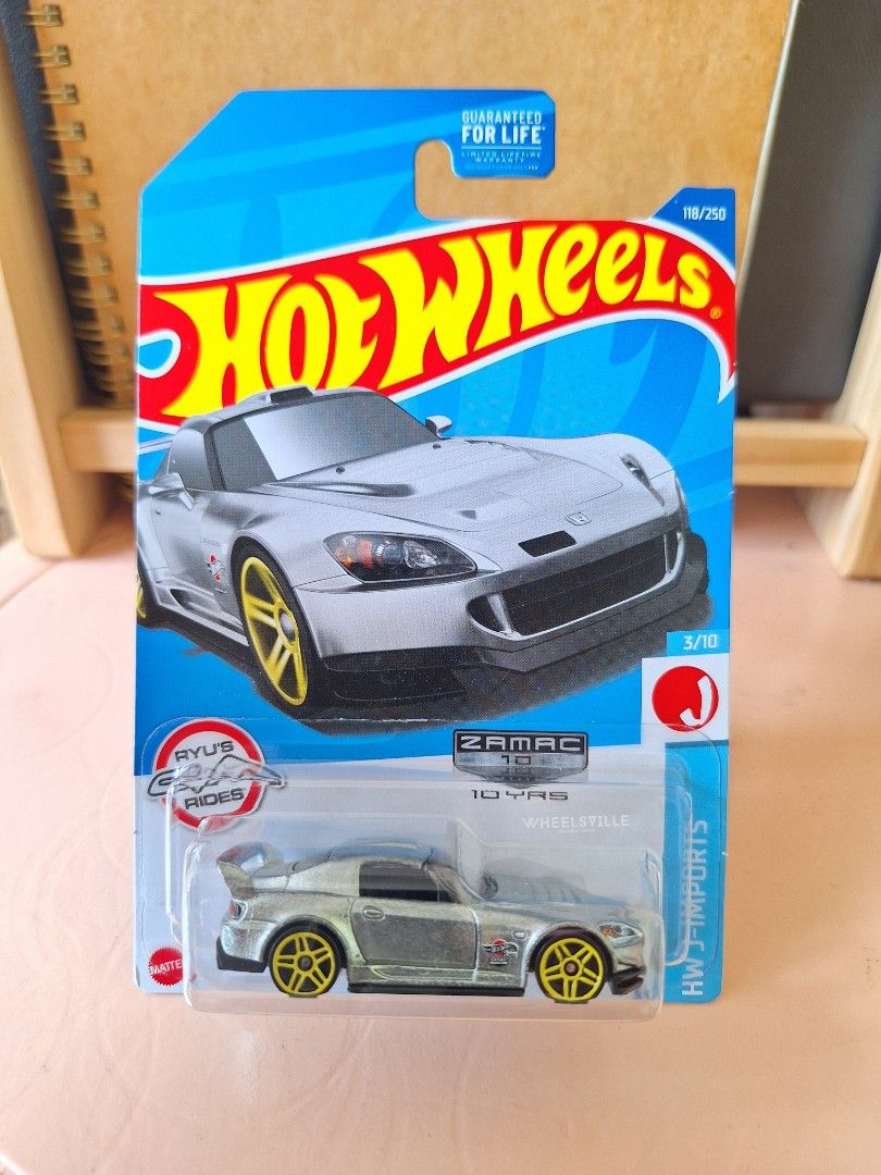 Hot wheels Honda S2000 ZAMAC (Category: Vehicle & Diecast Models) located in Quezon City. Submitted by wheelsville (Listing ID 1398733234, Image 1). Description: Please refer to the posted image for actual item condition. If you need more pictures, send me a message. •Location: Quezon City •Mode of shipping at buyer's expense: - LBC (paid upfront), Grab Express (book by the buyer), or Lalamove (book by the buyer) within Metro Manila - for buyers 