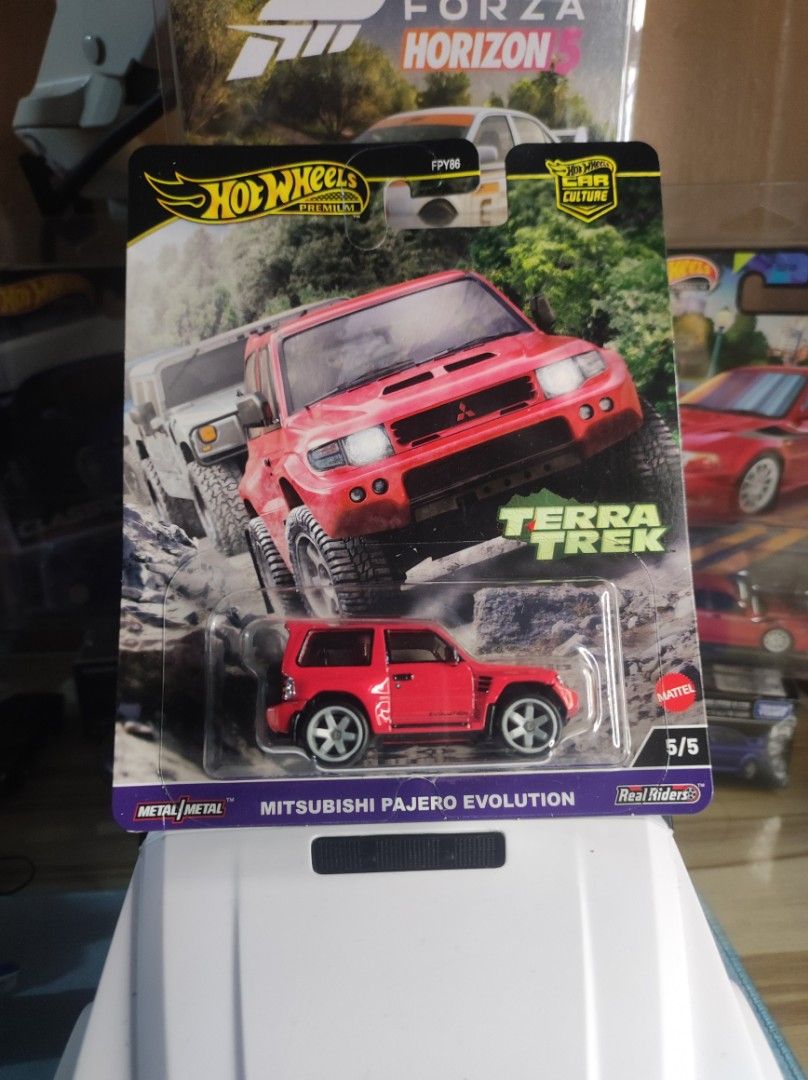 Hot Wheels Mitsubishi Pajero Evolution (Premium Terra Trek) // 400php (Category: Vehicle & Diecast Models) located in Quezon City. Submitted by edrielgp (Listing ID 1398853547, Image 1). Description: Hot Wheels Mitsubishi Pajero Evolution (Premium Terra Trek) // 400php Please CHECK my other Hot Wheels and other items listed for sale in my profile. Bawal sa maselan Can do COD around visayas ave quezon city and around congressional avenue near sm c