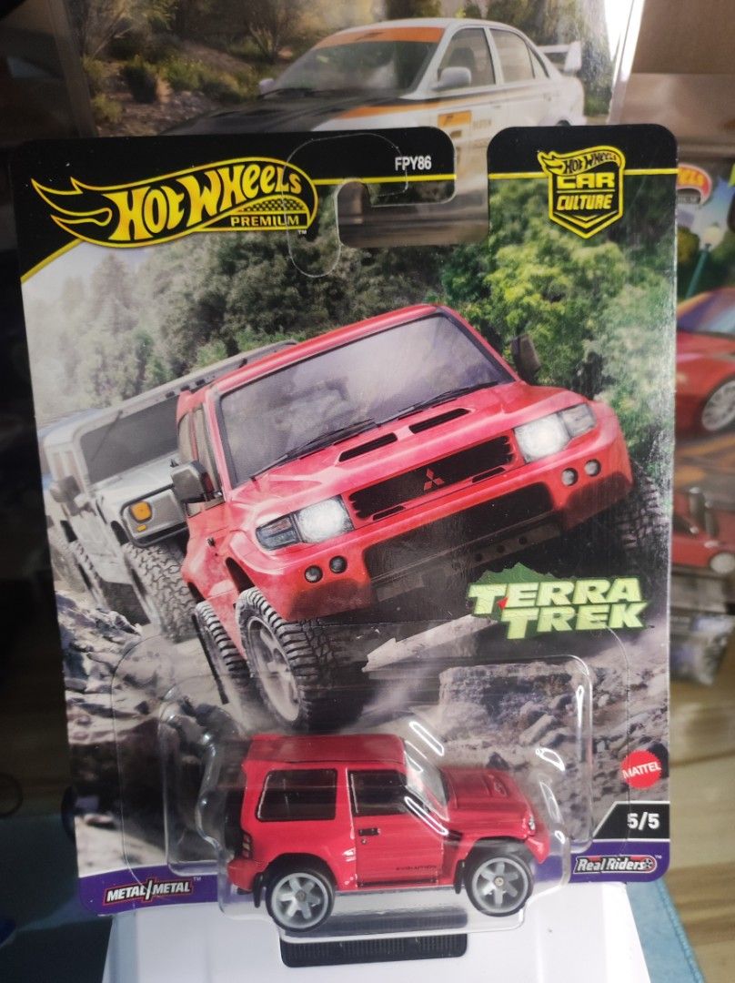 Hot Wheels Mitsubishi Pajero Evolution (Premium Terra Trek) // 400php (Category: Vehicle & Diecast Models) located in Quezon City. Submitted by edrielgp (Listing ID 1398853547, Image 2). Description: Hot Wheels Mitsubishi Pajero Evolution (Premium Terra Trek) // 400php Please CHECK my other Hot Wheels and other items listed for sale in my profile. Bawal sa maselan Can do COD around visayas ave quezon city and around congressional avenue near sm c