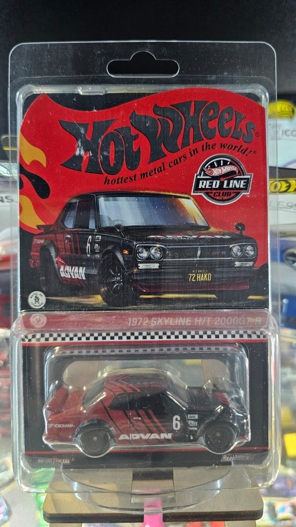 Hot Wheels Red Line Club - RLC '72 Skyline Hako Advan, Hobbies & Toys ...