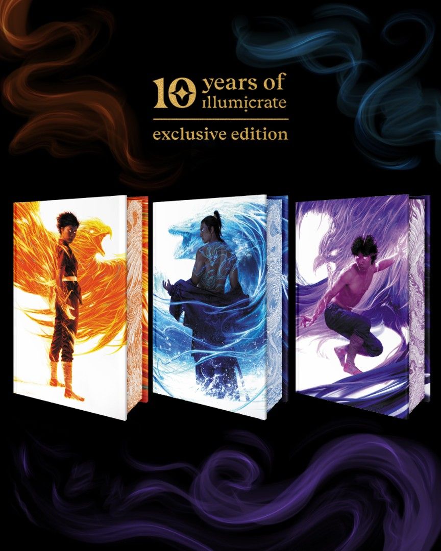 Illumicrate Poppy War Trilogy **PRE-ORDER** (Category: Storybooks) located in Dasmarinas. Submitted by immersedinpages (Listing ID 1398776946, Image 1). Description: DP: 9500, balance upon arrival 3-4 months after Illumicrate Shipping ‼️SEA CARGO FEES NOT INCLUDED IN PRICE Our Illumicrate Exclusive: The Poppy War set features Royal-format hardbacks and includes: ✨ Exclusive slipcases (art by @kerbyrosanes) ✨ Art and foil on the hardbacks (art by 