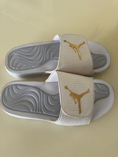Jordan Hydro 7 拖鞋 白色 金色64184252063745110