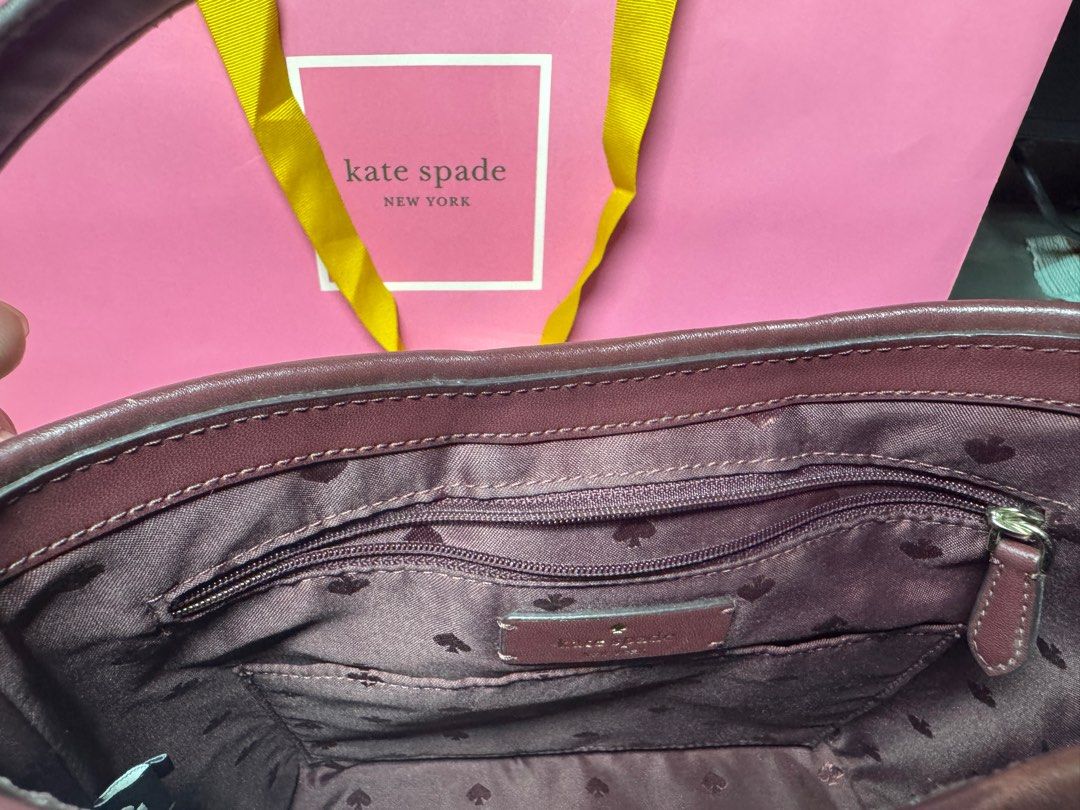Kate Spade Reegan Bucket (Category: Luxury Bags & Wallets) located in Makati City. Submitted by poppy0104 (Listing ID 1398821419, Image 3). Description: Kate Spade Reegan Bucket complete with Kate Spade paper bag and free dust bag Bought in Kate Spade store in Japan RFS: decluttering.