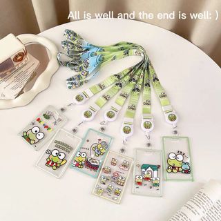 keroppi 伸縮扣 掛繩 卡套 卡片套 大眼蛙 青蛙 八達通套 pass套 證件套 送禮 生日禮物 咭套64189320990466110