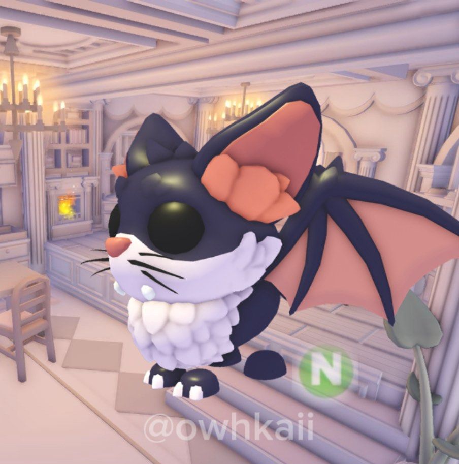 Adopt Me: Neon Kitty Bat (Category: In-Game Products) located in Manila. Submitted by owhkaii (Listing ID 1398811659, Image 1). Description: .