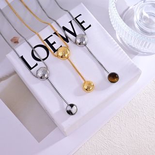 Loewe 鎖鏈項鍊outlet 圓形雕花64192086695425110