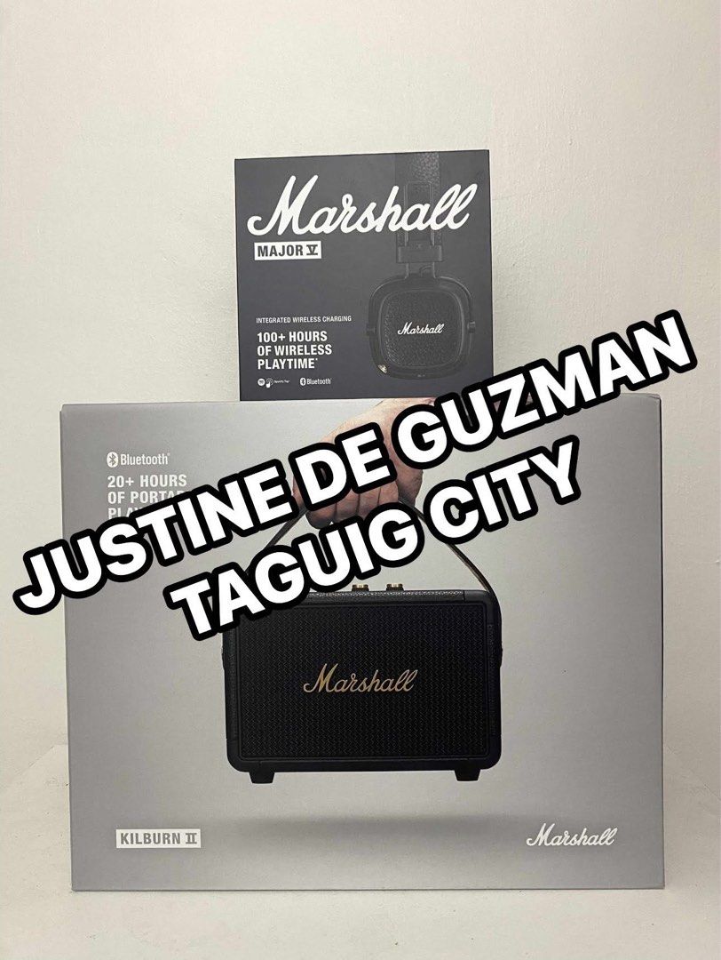 Marshall Kilburn II (Category: Soundbars, Speakers & Amplifiers) located in Taguig. Submitted by justineofalltrades (Listing ID 1398816605, Image 1). Description: Selling this brandnew marshall kilburn II for only 11990php Loc: Grace residences taguig If you want the set with marshall major V i will sell it for 17k set.
