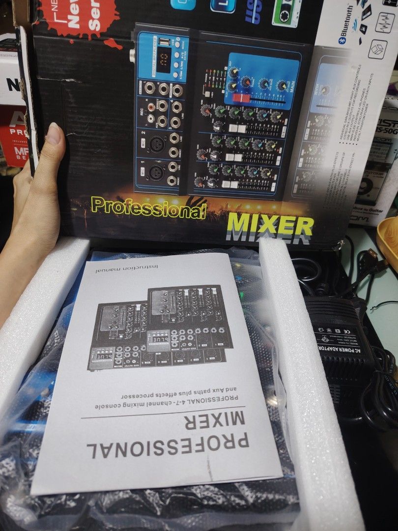Professional mixer (Category: Other Audio Equipment) located in Manila. Submitted by reichellen93323 (Listing ID 1398857749, Image 2). Description: M-Audio AIR 192|4 audio interface. Features 2 in/2 out USB audio I/O with 1 mic input. Includes -Speed USB circuitry for fast connection and a class-leading round trip latency of only 2.59ms. Includes software download cards, USB-C to USB-C cable, USB-C to USB-A cable, and a safety & warranty manual. 