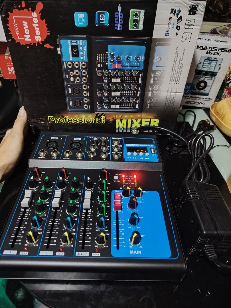Professional mixer (Category: Other Audio Equipment) located in Manila. Submitted by reichellen93323 (Listing ID 1398857749, Image 1). Description: M-Audio AIR 192|4 audio interface. Features 2 in/2 out USB audio I/O with 1 mic input. Includes -Speed USB circuitry for fast connection and a class-leading round trip latency of only 2.59ms. Includes software download cards, USB-C to USB-C cable, USB-C to USB-A cable, and a safety & warranty manual. 