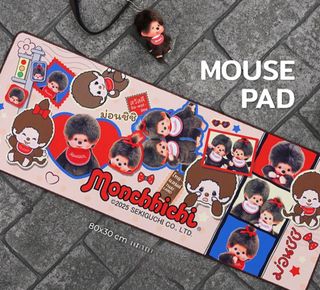 全新：monchhichi 泰國 鍵盤墊 Sheep x Monchhichi 滑鼠墊 電腦 手提電腦 配件 80x30cm  Macbook 馬榴 猴子 男 女64181515028738110