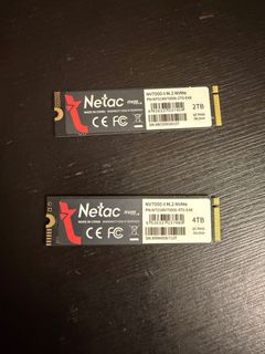 Netac NV7000 PCIe Gen4x4 M.2 2280 SSD 2TB/4TB64182486112899110