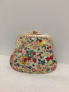 🍁New👛 Handmade coins bag 8.5cm Japanese fabric Clutch / Loose paper wallet64192570962817110