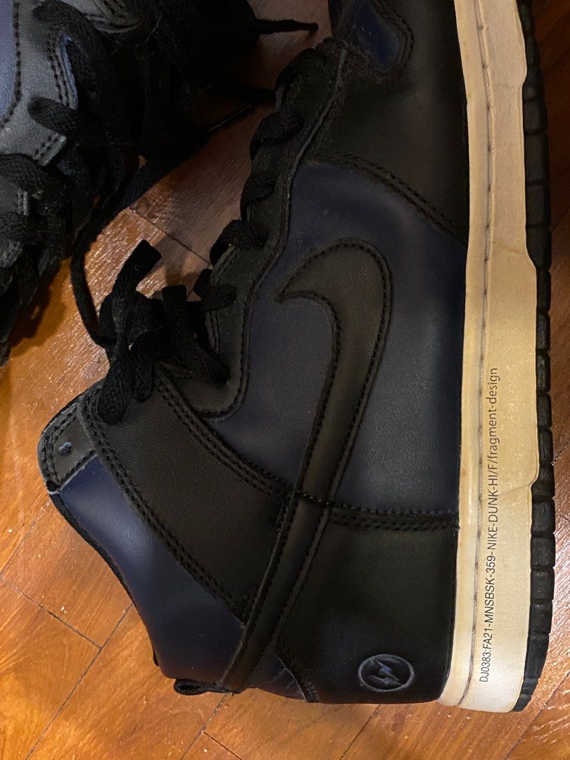 Nike shoes (Category: Sneakers) located in Singapore. Submitted by mvp88 (Listing ID 1398797708, Image 2). Description: -Nike Dunk High Fragment Tokyo Size US10 / UK9 $180 lightly used -Nike X Undercover Air Force 1 Low SP UC gore tex US Size 11 / UK10 $200 bnwt frm limited EDT -Nike Low silver US 11.5 $180 lightly used -nike air max US 10.5 / Uk 9.5 lightly used $150 Nike LeBron 23 uncharted Limited 800 US 10.5 Bnwt $600 from Nike.com Reasonable