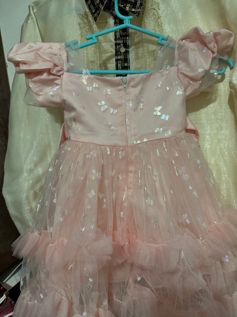 Pink fairy dress (Category: Babies & Kids Fashion) located in Manila. Submitted by brightfire-e610 (Listing ID 1398826813, Image 2). Description: *Only used once *good as new *can fit to 1yr old *bought in shein.