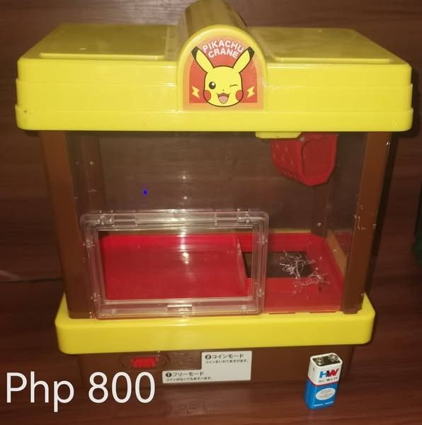 Pokemon Claw Machine for sale (Category: Interactive Toys) located in Los Banos. Submitted by princessbotique (Listing ID 1398777134, Image 2). Description: Pokemon Claw Machine for sale Php 800 Working Preloved As is See pics for details Please add shipping fee From Los Banos Laguna Meetups per arrangement MOP GCash first to pay basis Pm if interested Please Like and Follow.