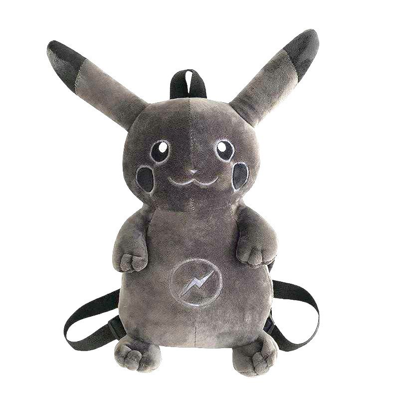 pokemon pikachu black plush backpack (Category: Plushies & Soft Toys) located in Makati City. Submitted by celebrityauctions (Listing ID 1398822561, Image 1). Description: DIMENSIONS: 30 cm high, about 20 cm wide Black Pikachu Plush Backpack This adorable and trendy black Pikachu plush backpack is the perfect accessory for any Pokémon fan! Made from soft, high-quality polyester plush material, this backpack is both a fun toy and a practical bag f