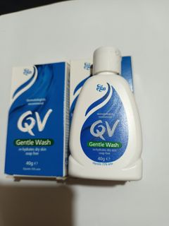 QV GENTLE WASH 溫和潔膚潤露 每支40g 每支4元  到期日2027年64190439575555110