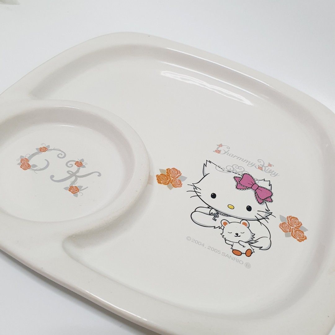 Sanrio Vintage Charmmy Kitty Ceramic Plate (Category: Dinnerware & Cutlery) located in Taytay. Submitted by kyo.mono (Listing ID 1398706738, Image 2). Description: 💟Follow us on IG: kyo.mono for faster replies TikTok: kyo.mono_ for videos and review Good as new Auth from Japan Actual photo posted.