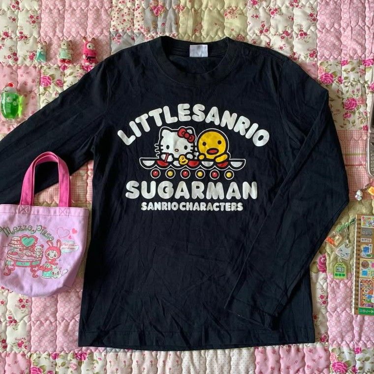 Sanrio x Sugarman Cute Longsleeve (Category: Shirts) located in Santa Rosa. Submitted by corruptd (Listing ID 1398843748, Image 1). Description: - Limited Edition - Can fit XS to S - Dm for Ww 🎀.