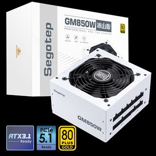 Segotep Segotep 850W GM850W White Power Supply Ice Mountain Edition (ATX3.1/PCIe5.1)64206800230658110