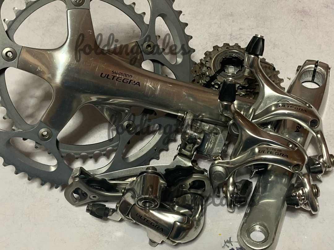 Shimano Ultegra (6600) 10s mini groupset (Category: Bicycles) located in Quezon City. Submitted by i4nt4n (Listing ID 1398734034, Image 1). Description: Shimano Ultegra (6600) 10s mini groupset - Ultegra FC-6600 53/39 silver 175mm - Ultegra RD-6600 mid cage - Ultegra BR-6600 - Ultegra CS-6600 10s 12-27 - Ultegra FD-6600.