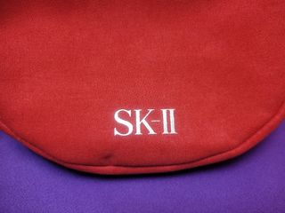 SKII 紅色 化妝袋 仔64185332052609110