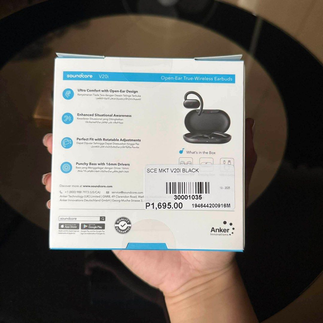 Soundcore V20i by Anker (Category: Headphones & Headsets) located in Quezon City. Submitted by rcstny (Listing ID 1398835921, Image 2). Description: Soundcore V20i by Anker ₱1,300 only.
