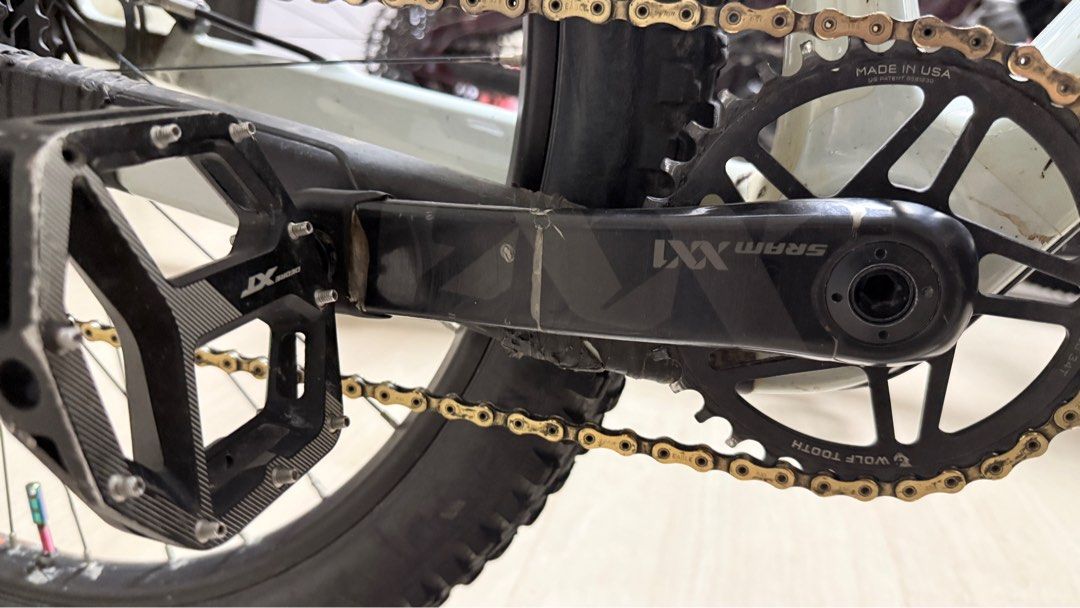 SRAM XX1 Crankset with Wolf Tooth Chainring, Sports Equipment