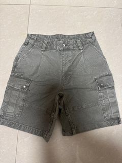 Vintage 灰色工裝短褲64182734121218110