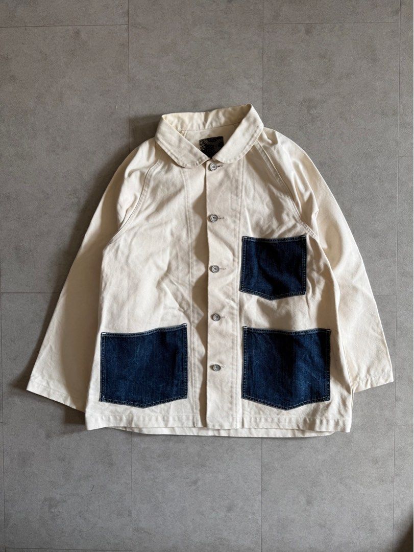 Visvim ICT Coverall (Category: Coats, Jackets and Outerwear) located in Singapore. Submitted by kollaps (Listing ID 1398777921, Image 1). Description: Rare overall from ICT line. Size 2 Light stains.