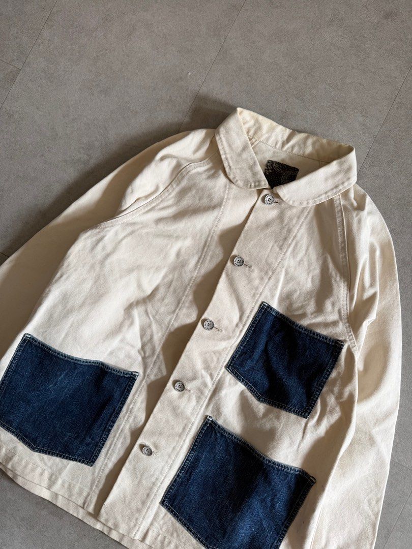 Visvim ICT Coverall (Category: Coats, Jackets and Outerwear) located in Singapore. Submitted by kollaps (Listing ID 1398777921, Image 2). Description: Rare overall from ICT line. Size 2 Light stains.