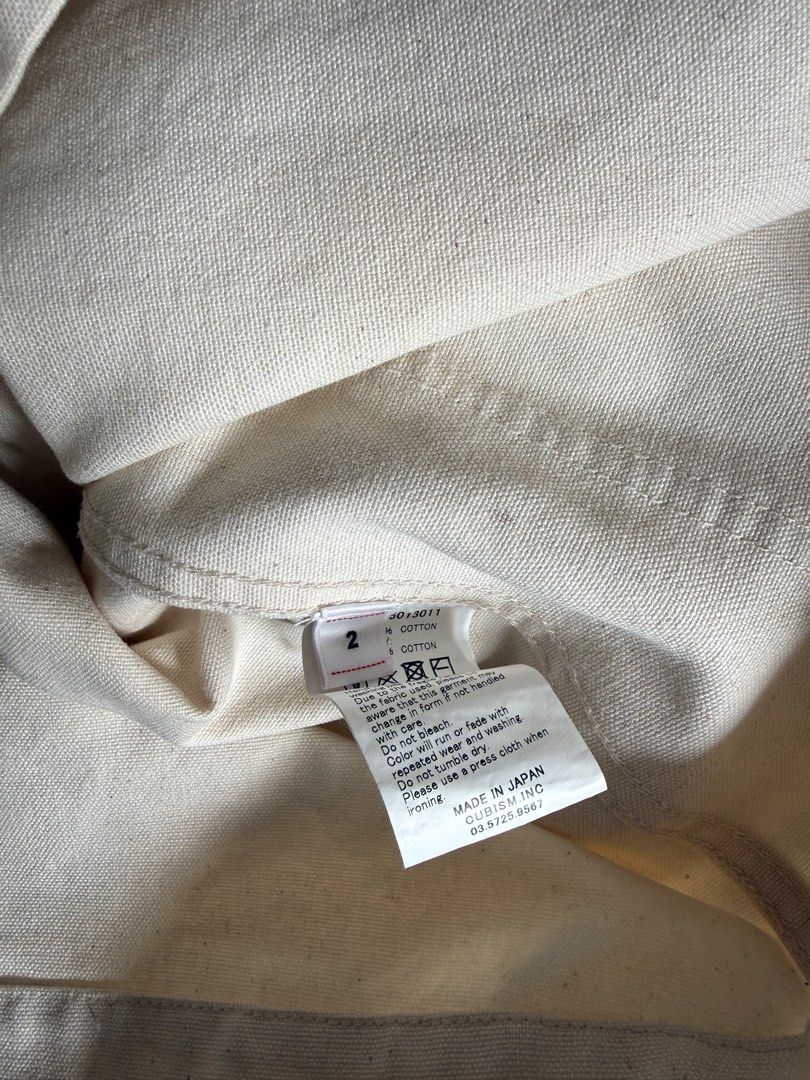 Visvim ICT Coverall (Category: Coats, Jackets and Outerwear) located in Singapore. Submitted by kollaps (Listing ID 1398777921, Image 6). Description: Rare overall from ICT line. Size 2 Light stains.